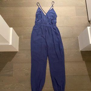 Nasty Gal Open Back Jumpsuit Size Small